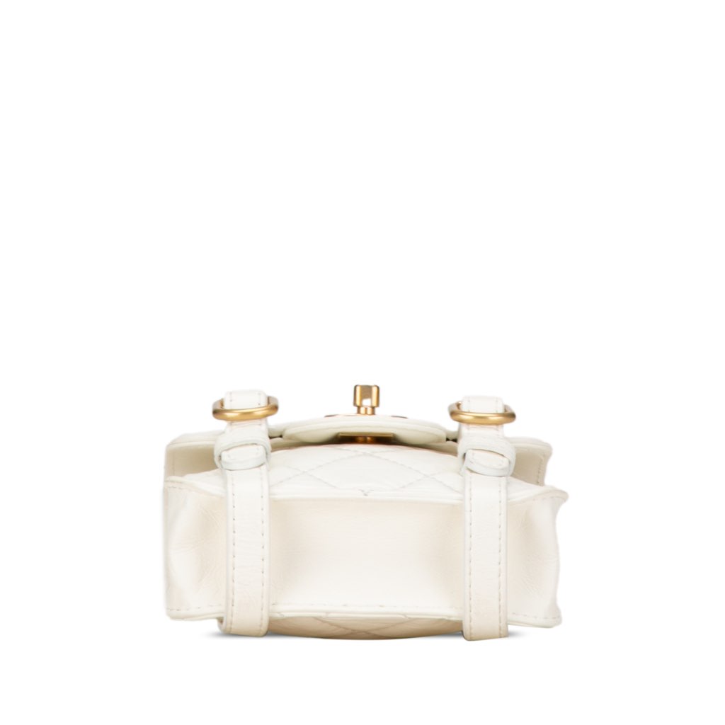 Chanel Mini Aged Calfskin City School Flap - 4