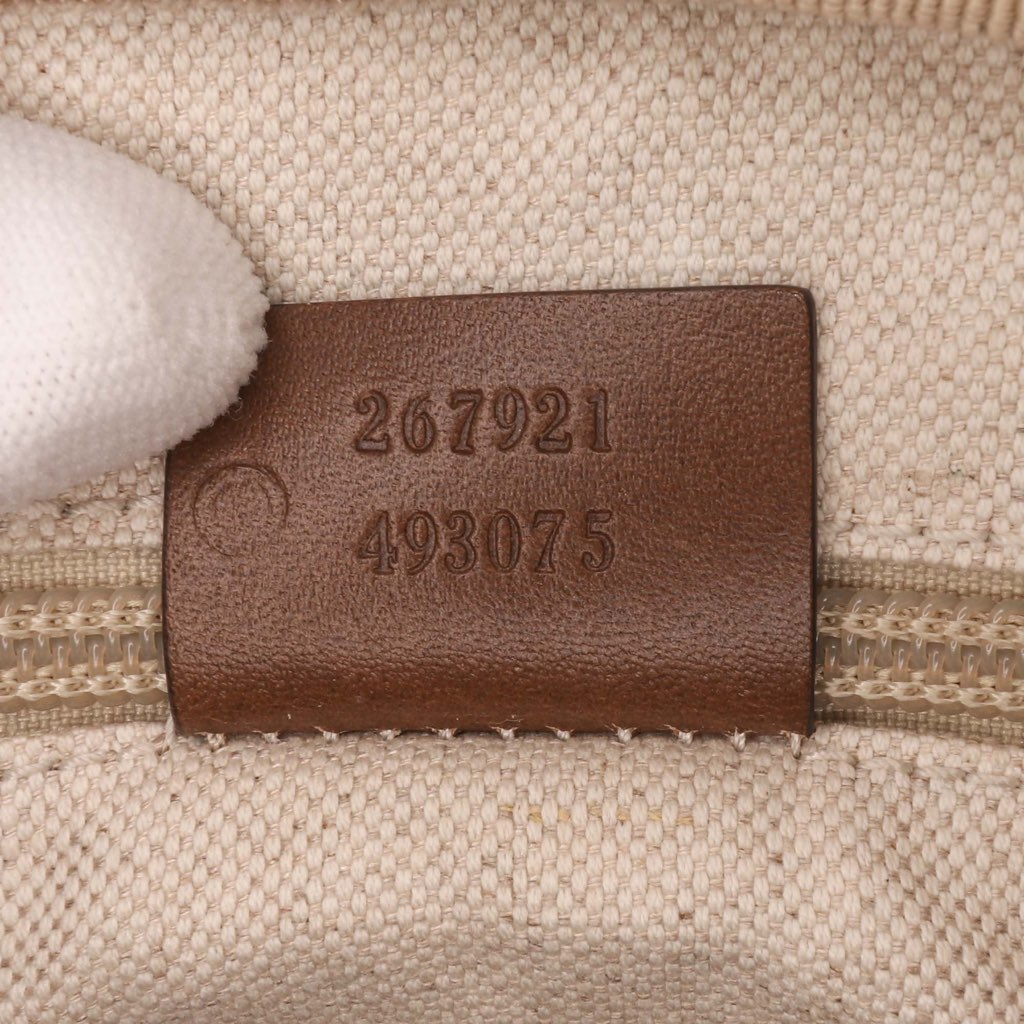 Gucci Diamante Coated Canvas Clutch - Side view