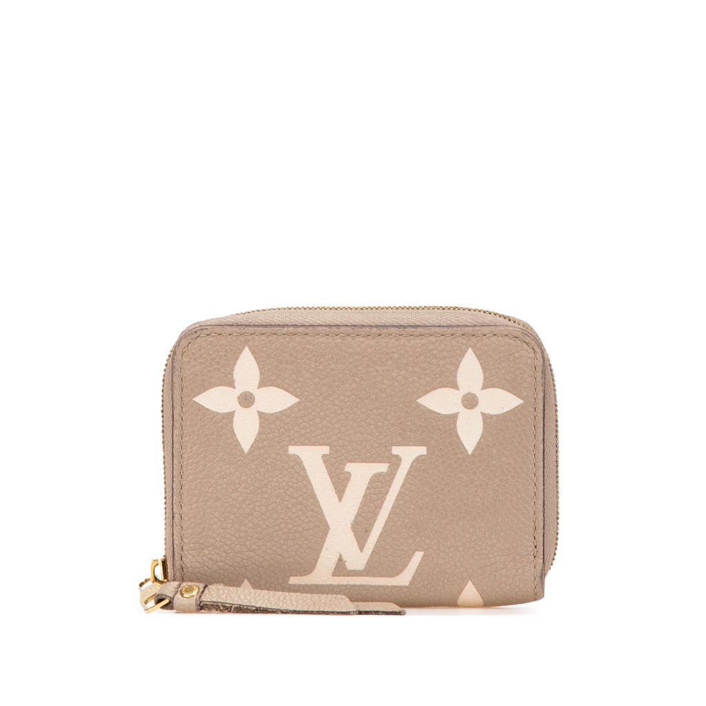 Louis Vuitton Bicolor Monogram Empreinte Giant Zippy Coin Purse
