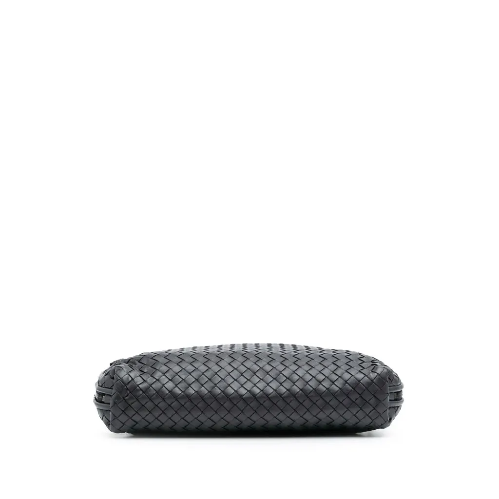 Bottega Veneta Large Nappa Intrecciato Nodini Crossbody Purple Leather Good - Inside View