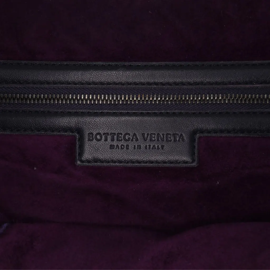 Bottega Veneta Large Nappa Intrecciato Nodini Crossbody Purple Leather Good - Box View