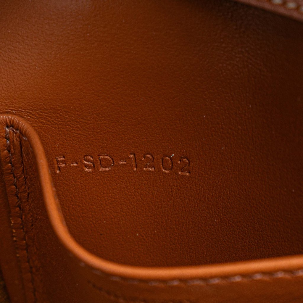 Celine Mini Triomphe Coated Canvas Triomphe Crossbody - Side view