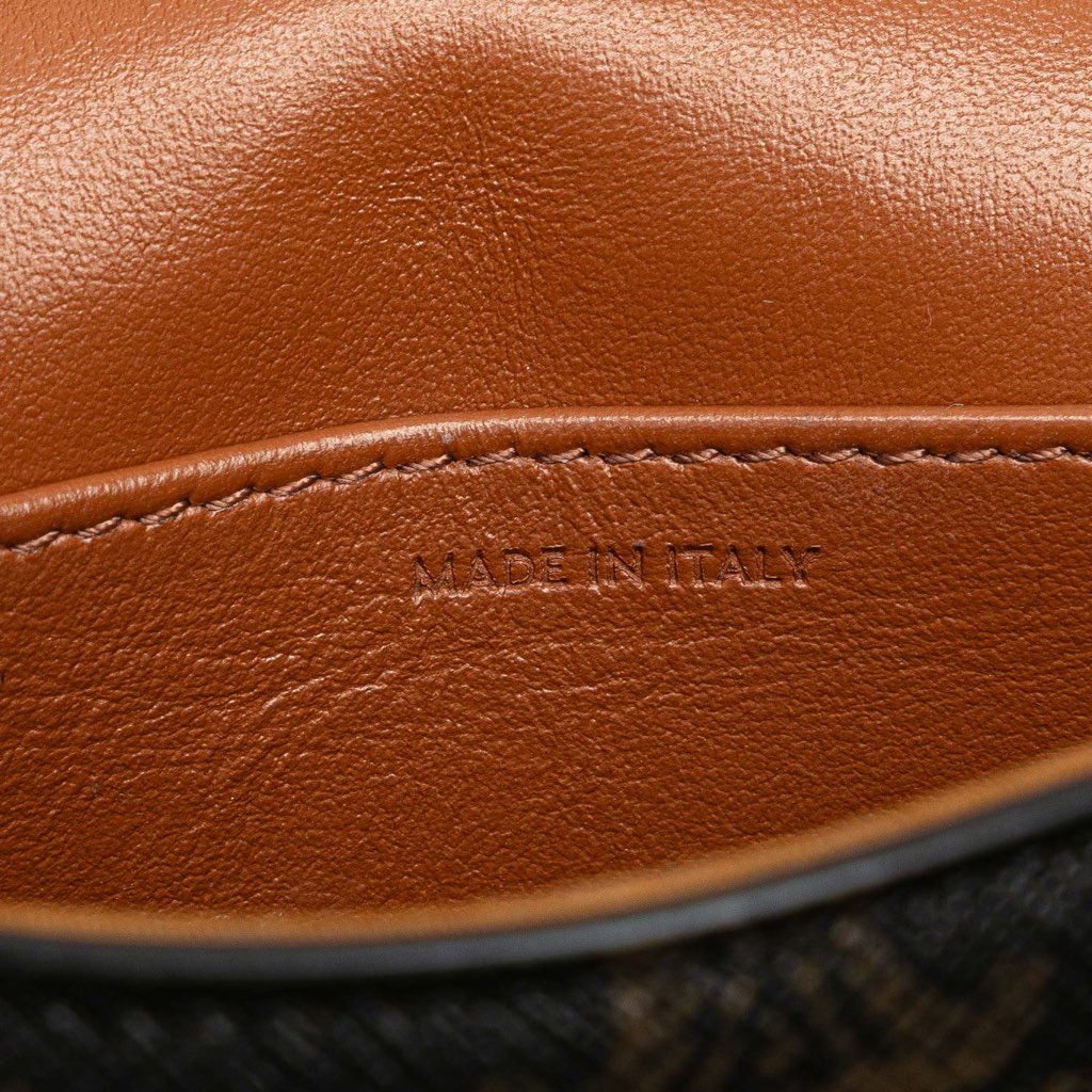 Celine Mini Triomphe Coated Canvas Triomphe Crossbody - Detail 1