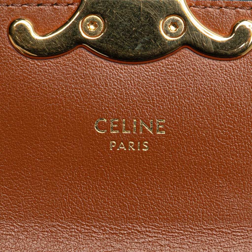 Celine Mini Triomphe Coated Canvas Triomphe Crossbody - Detail 2