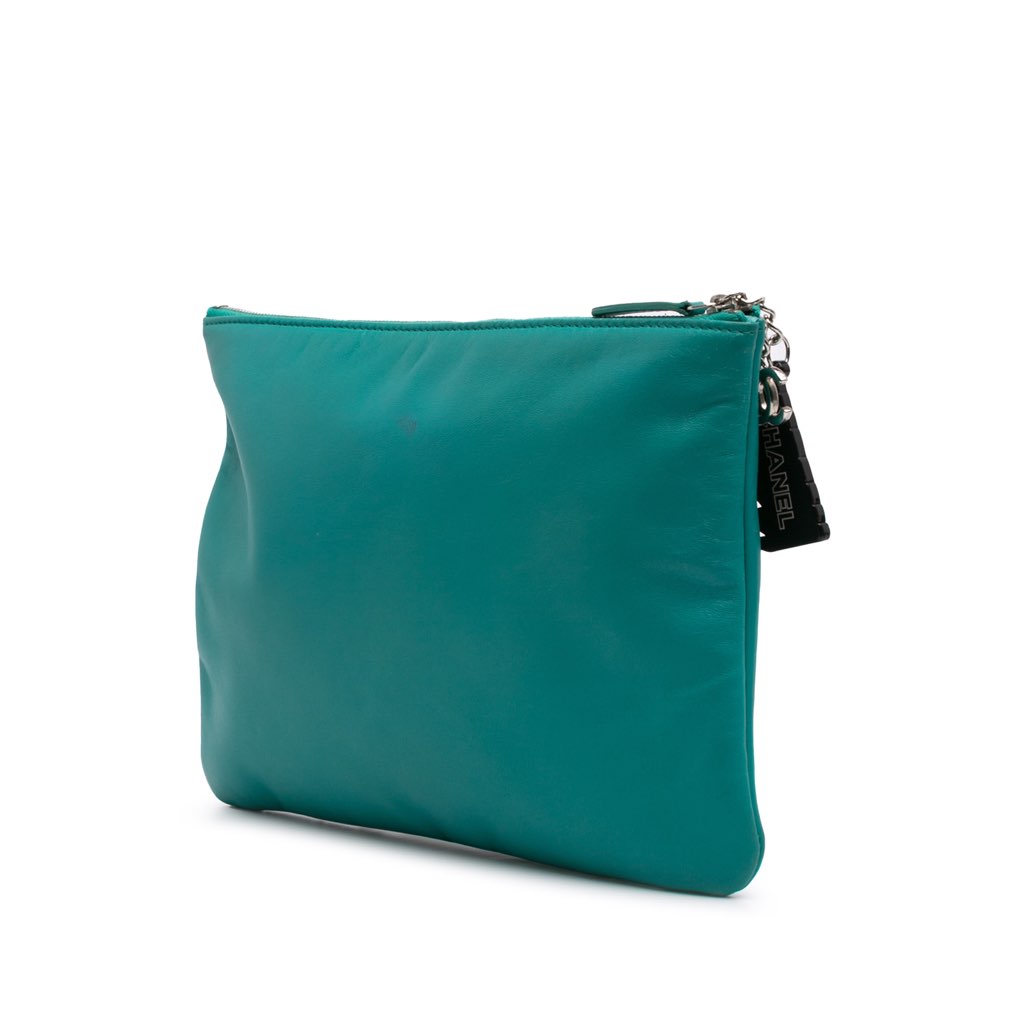 Chanel Medium Printed Lambskin Cuba La Habana O Case Clutch - 2