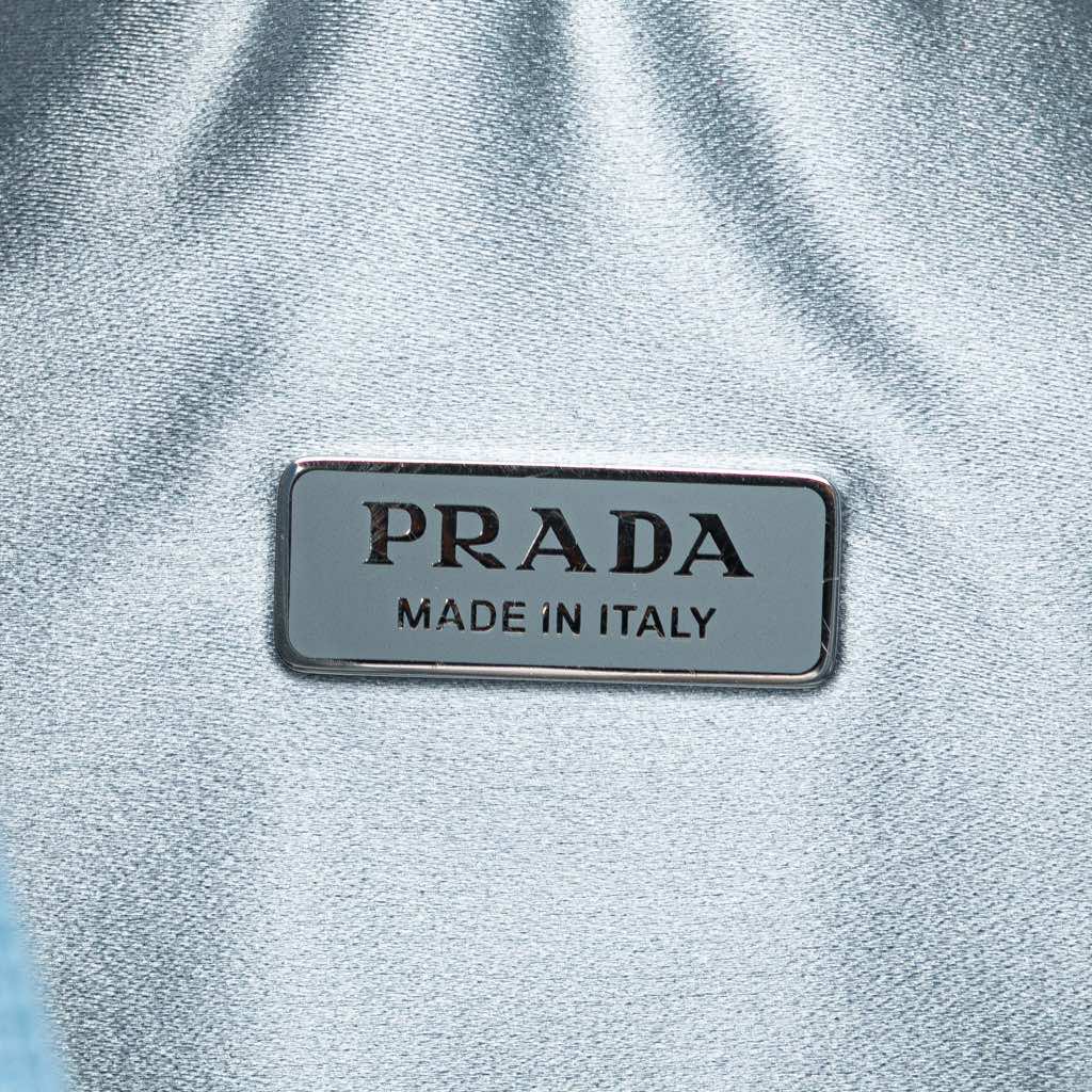 Prada Mini Satin Crystal Re-Edition 2000 Shoulder Bag - 5