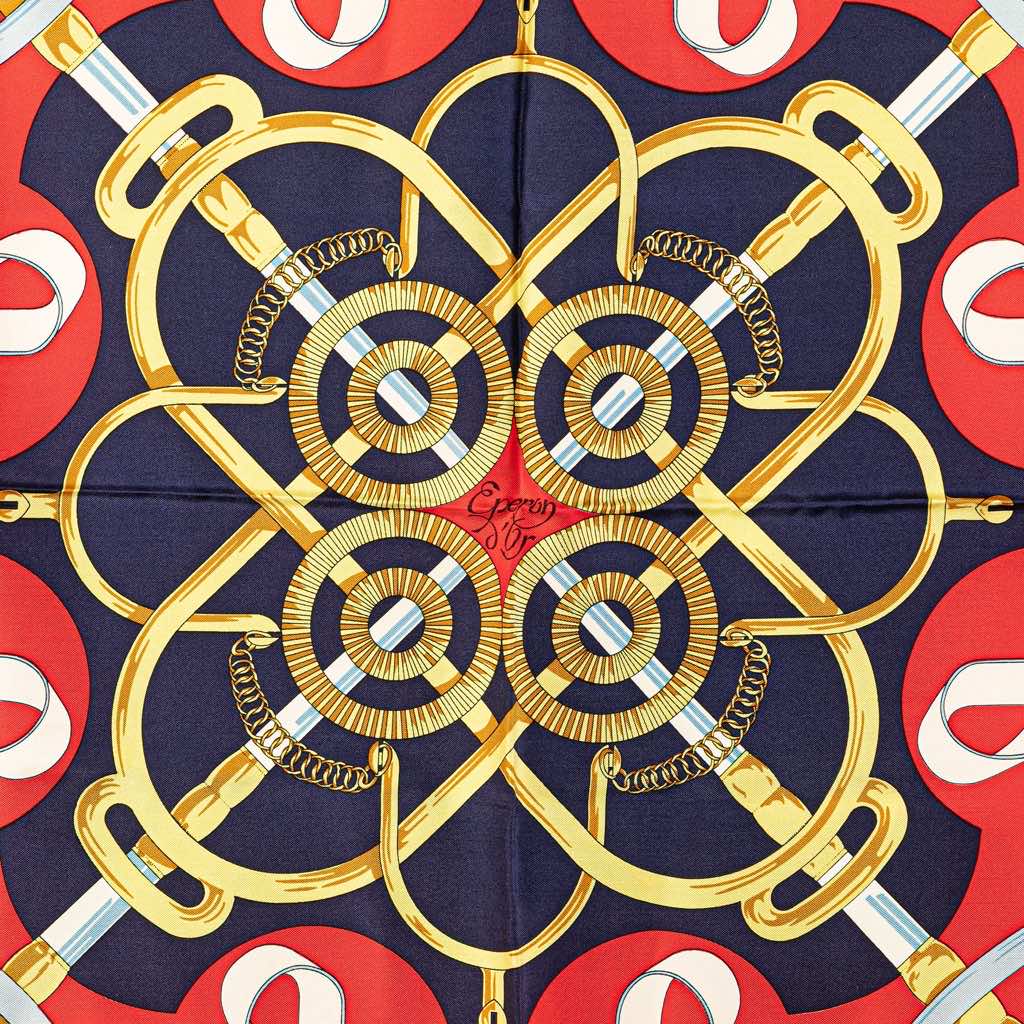 Hermès Eperon d'Or Silk Scarf - 2