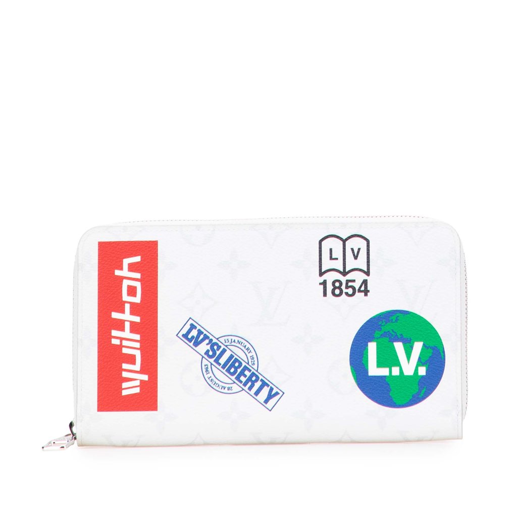 Louis Vuitton Monogram Logo Story Zippy Long Wallet