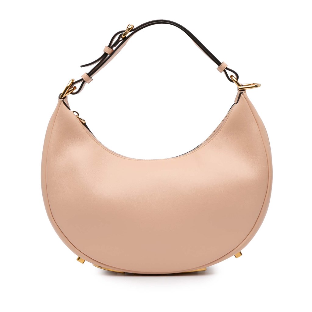Fendi Small Leather Fendigraphy Hobo