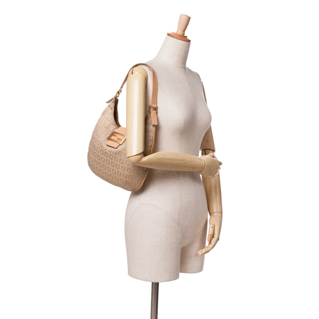 Fendi Zucchino Canvas Hobo - Image 13
