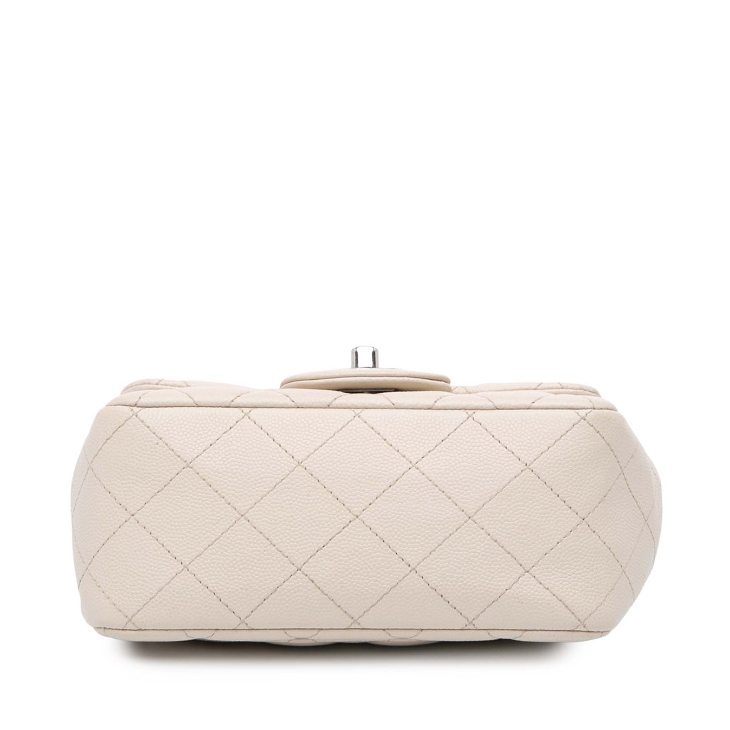 Chanel Mini Square Classic Caviar Single Flap - Image 6
