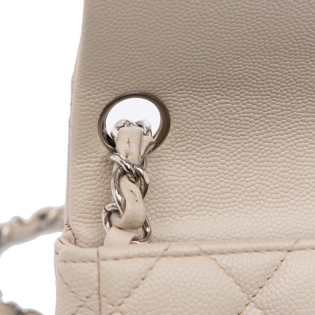 Chanel Mini Square Classic Caviar Single Flap - Detail 2