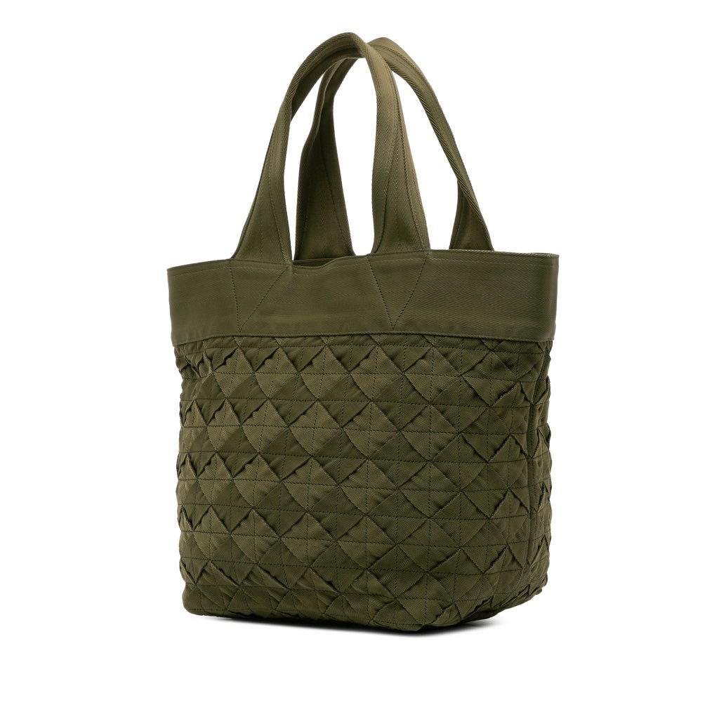 Bottega Veneta Canvas Intrecciato Tote - 2