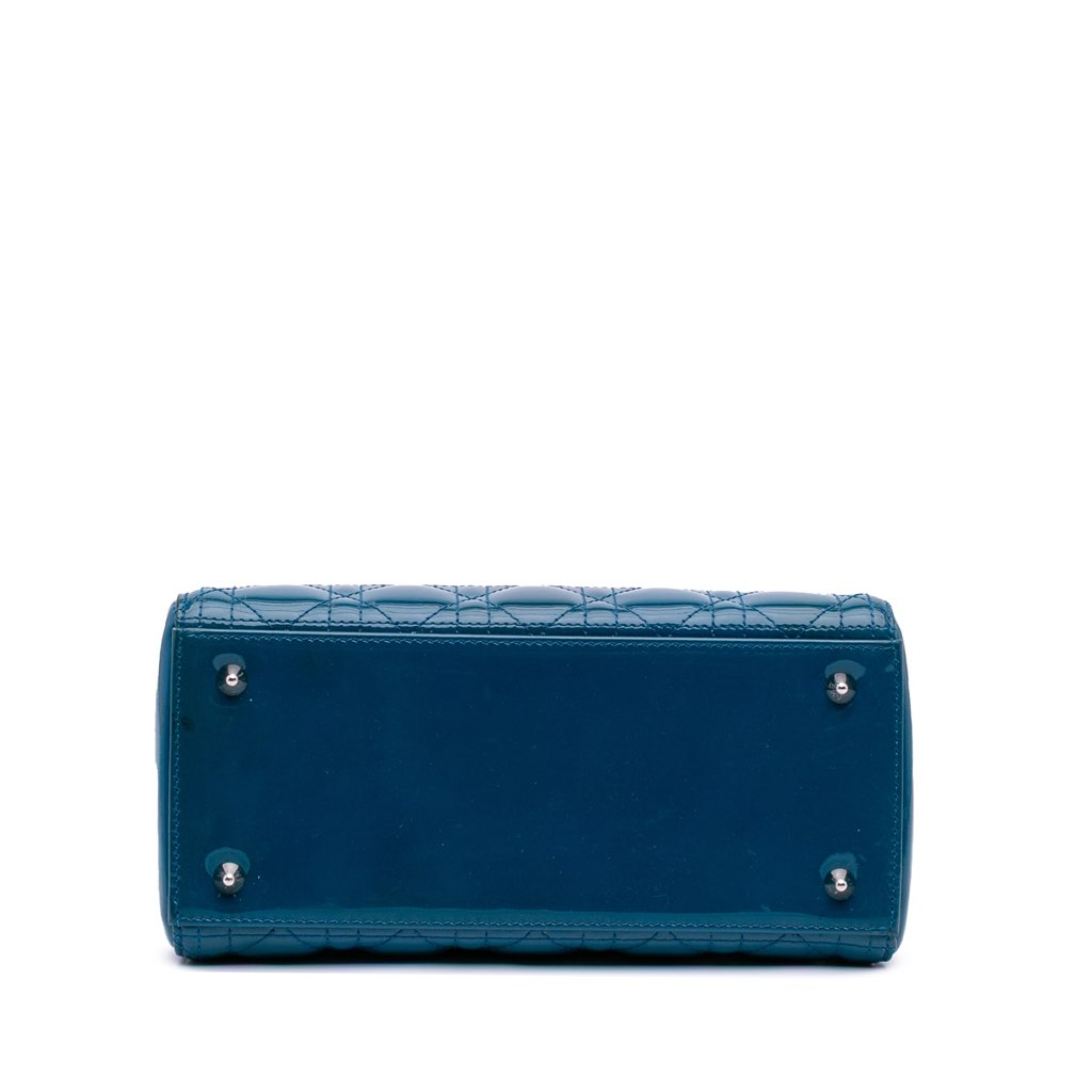 Dior Medium Patent Cannage Lady Dior - 3