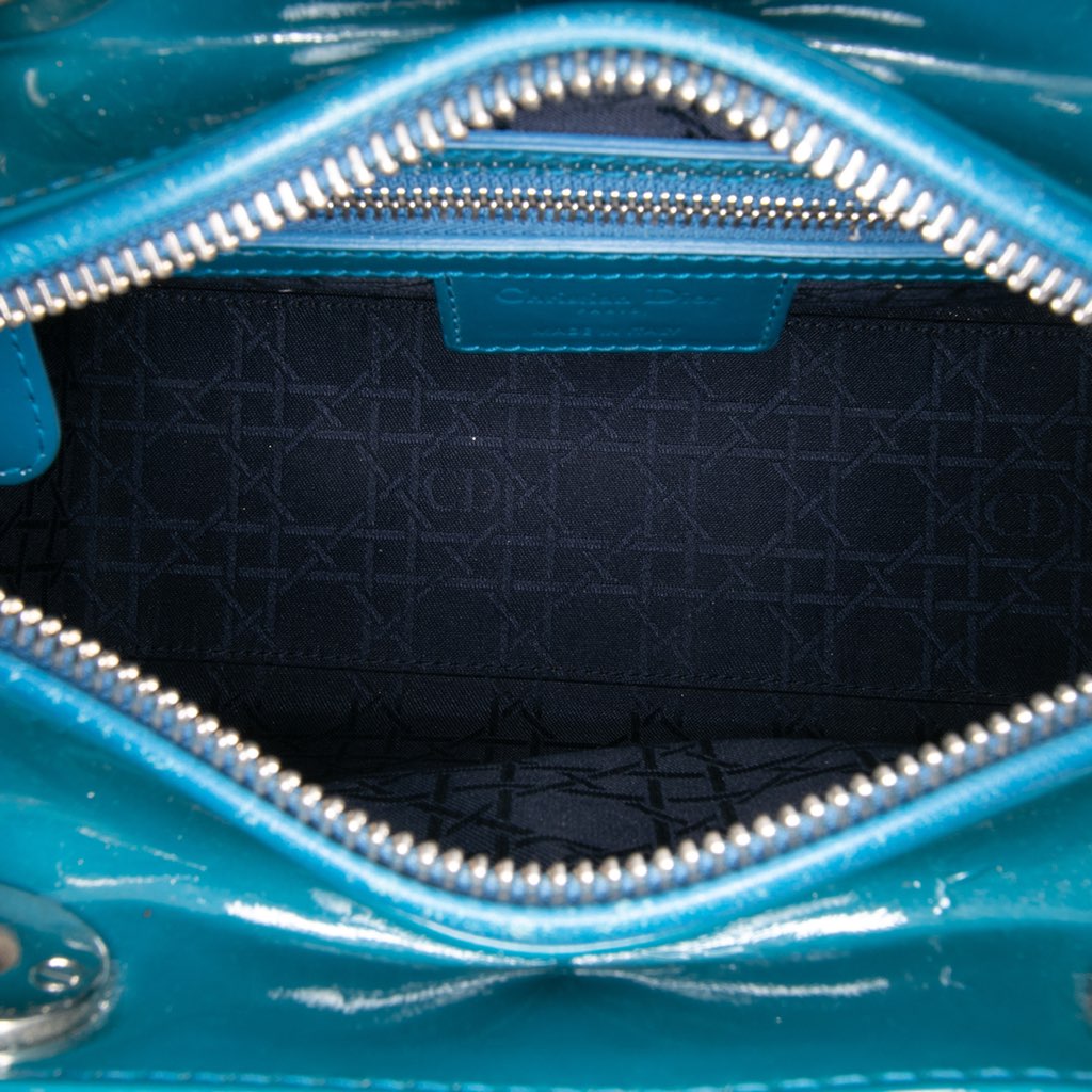 Dior Medium Patent Cannage Lady Dior - 4