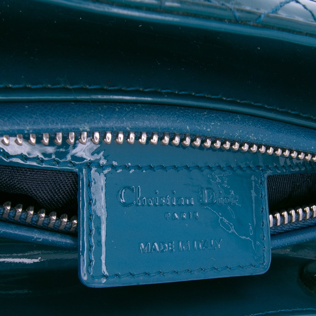 Dior Medium Patent Cannage Lady Dior - 5