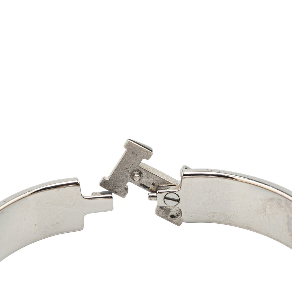 Hermès Narrow Enamel Clic Clac H Bracelet PM - 5