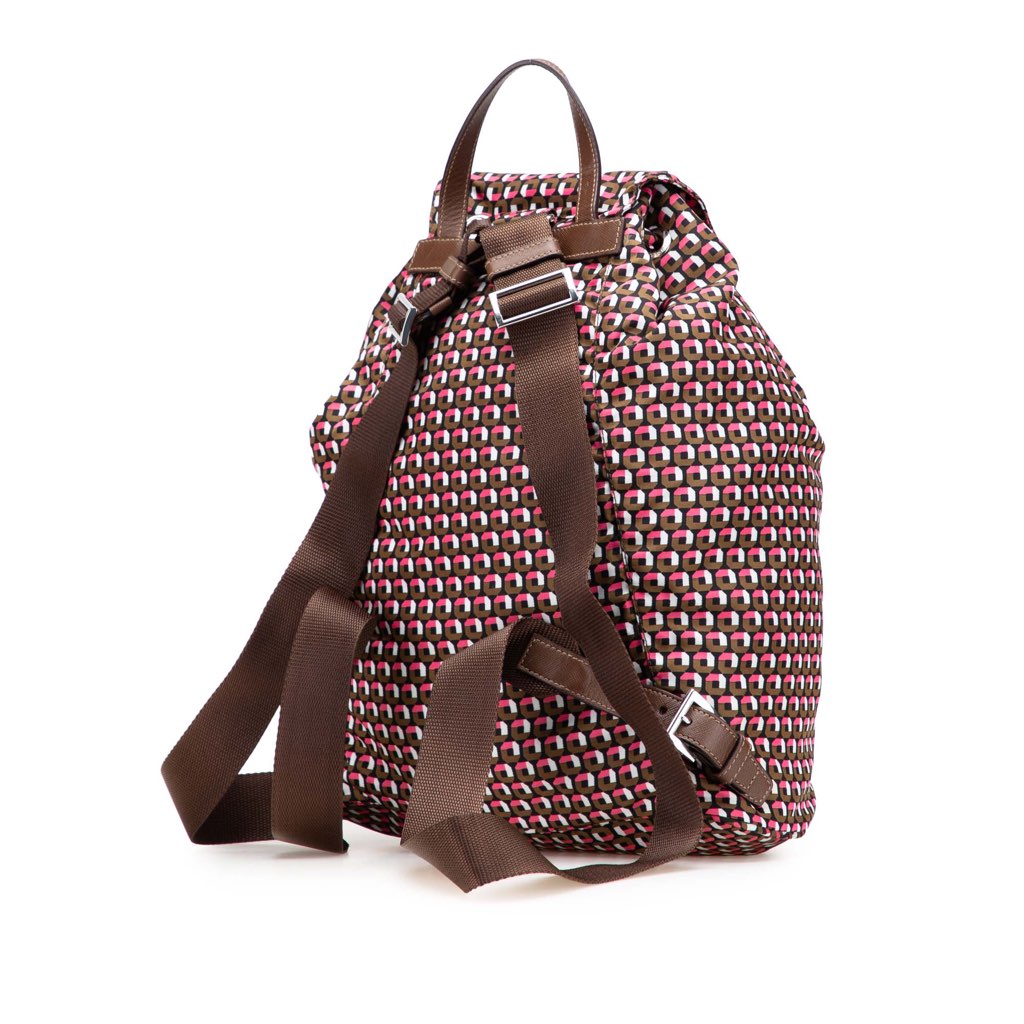 Prada Tessuto Stampato Backpack - Back view