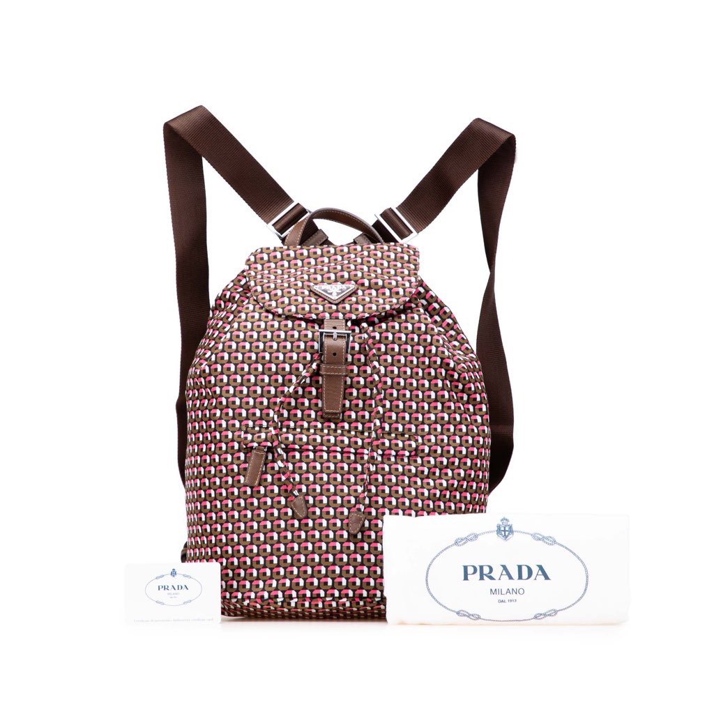 Prada Tessuto Stampato Backpack - Image 13