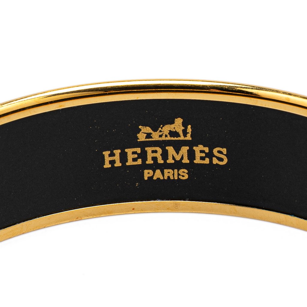 Hermès Wide Horse Enamel Bangle 65 - 4