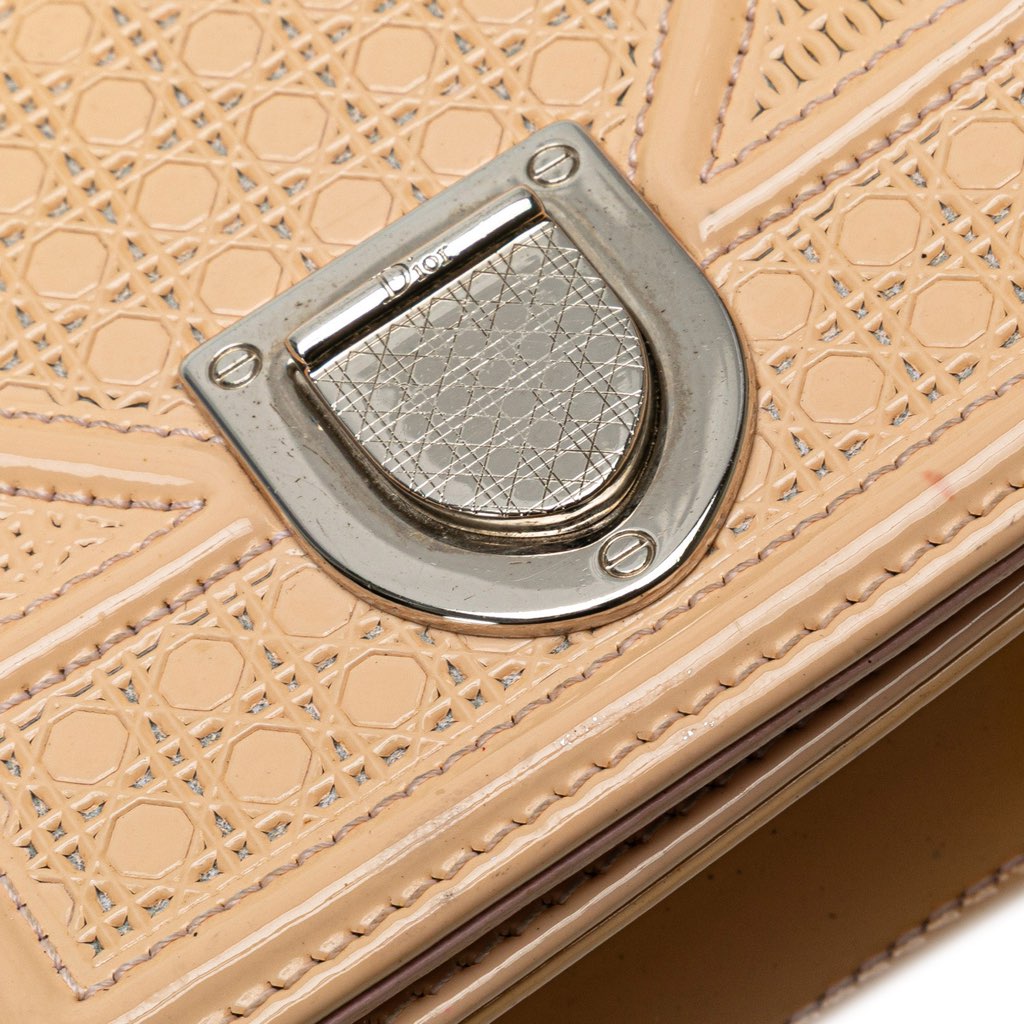 Dior Baby Patent Microcannage Diorama Flap - Image 10