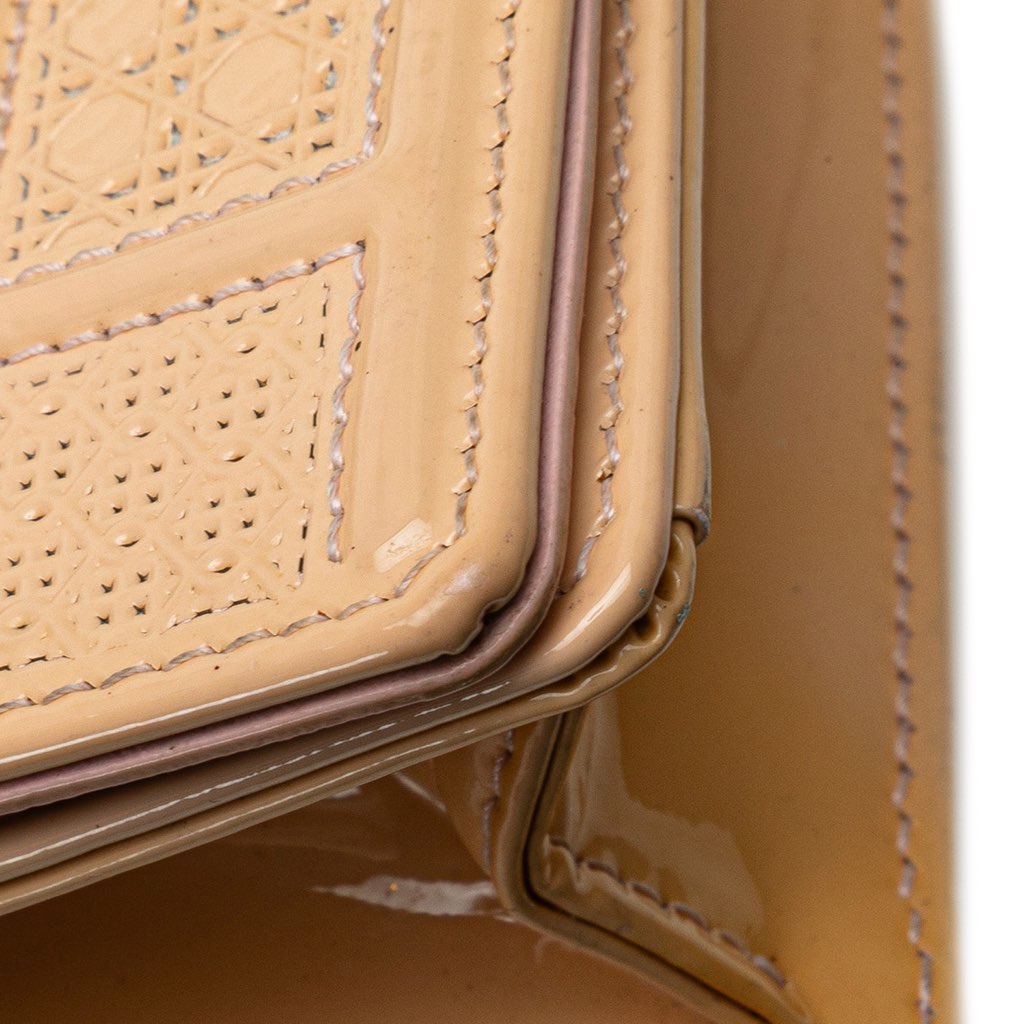 Dior Baby Patent Microcannage Diorama Flap - Image 12
