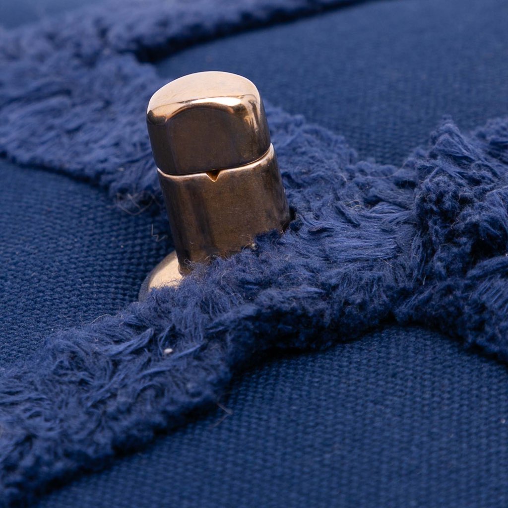 Chanel Medium Canvas and Cotton 19 Flap - Image 12