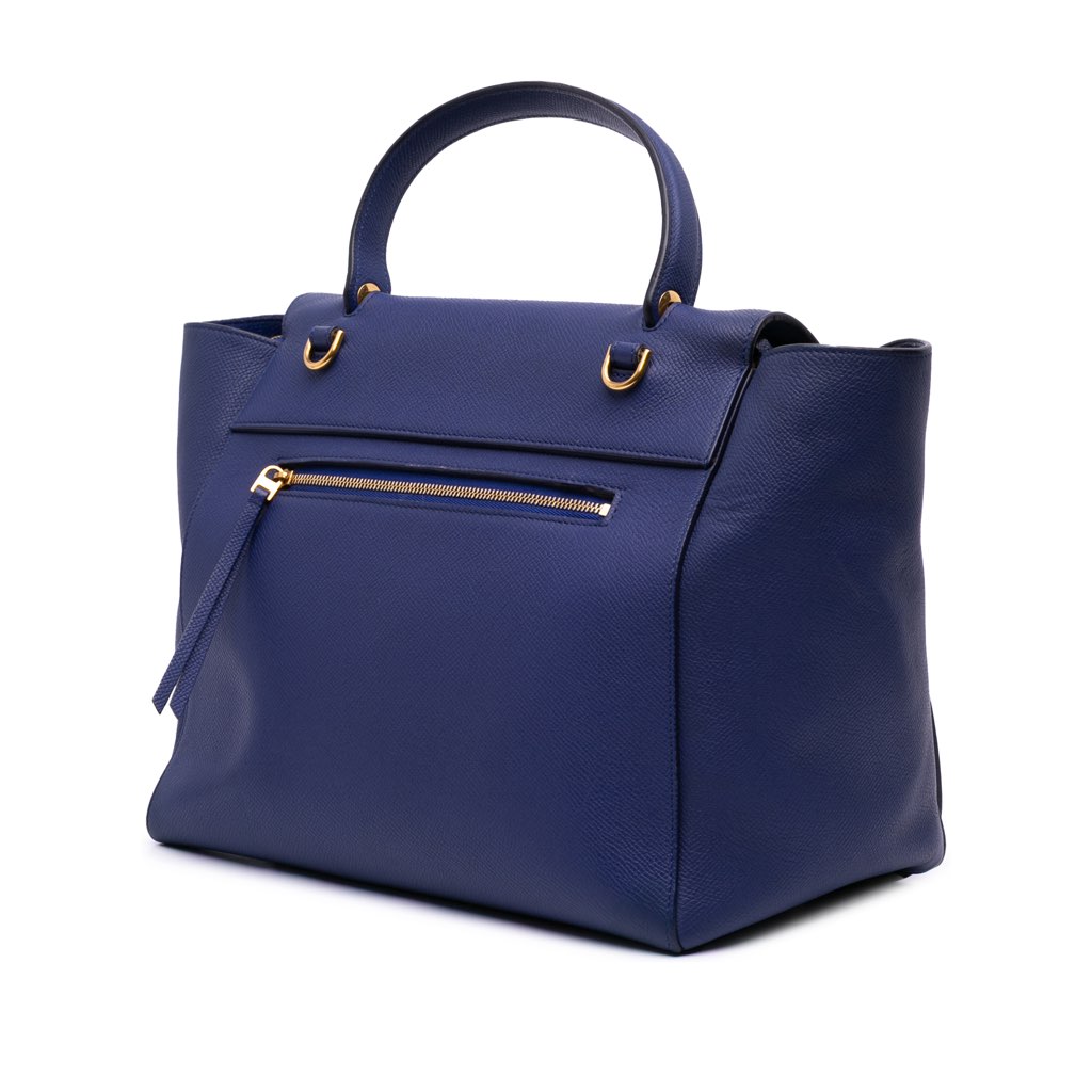 Celine Mini Grained Calfskin Belt Bag - Back view