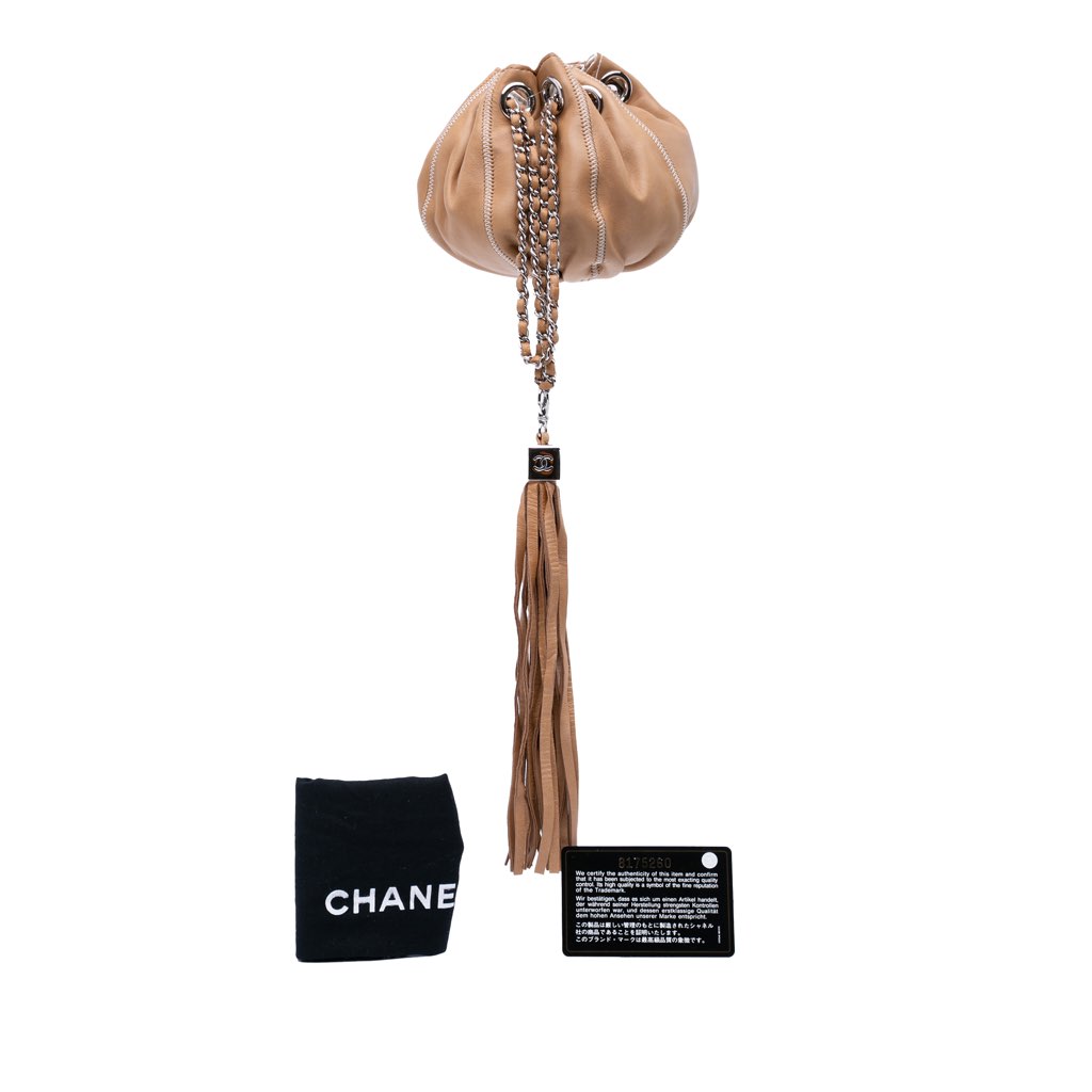 Chanel Mini Lambskin and Satin Reversible Sac Cordon - Image 11