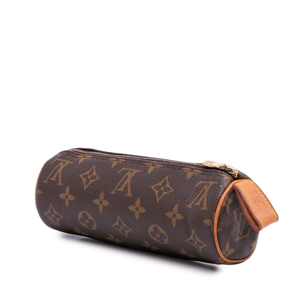 Louis Vuitton Monogram Trousse Ronde Pencil Case 20 - Back view