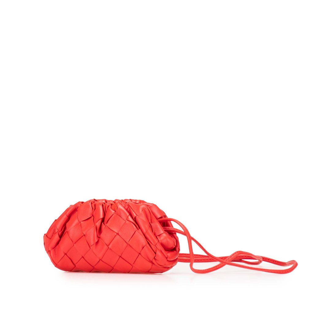 Bottega Veneta Intrecciato The Pouch Coin Purse - Back view