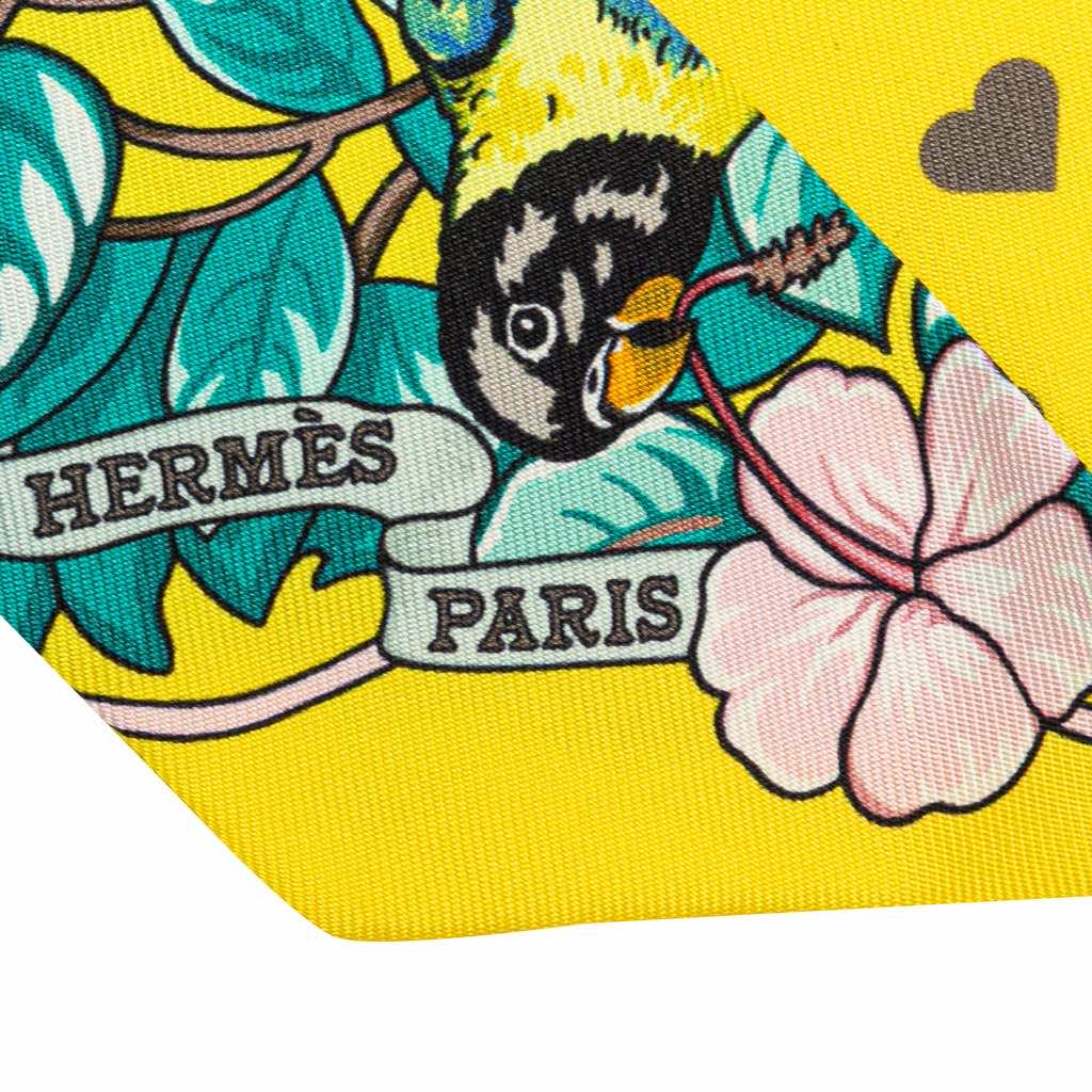 Hermès Jungle Love Silk Twilly Scarf - 3