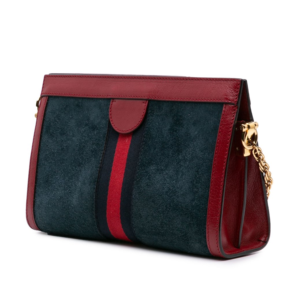 Gucci Small Suede Ophidia Chain Crossbody - 2