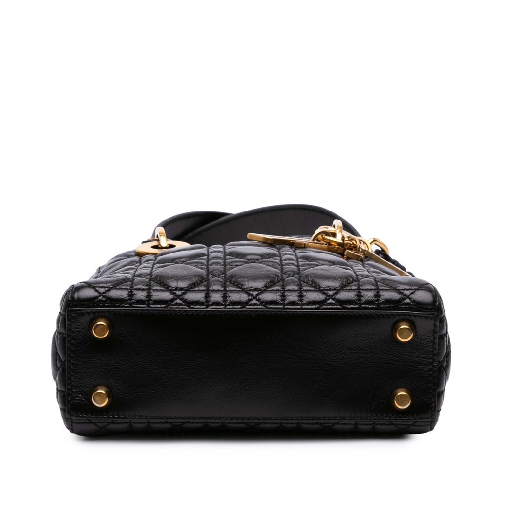 Dior Small Crinkled Patent Cannage My ABCDior Lady Dior - Image 6