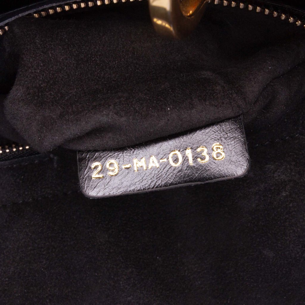 Dior Small Crinkled Patent Cannage My ABCDior Lady Dior - Side view