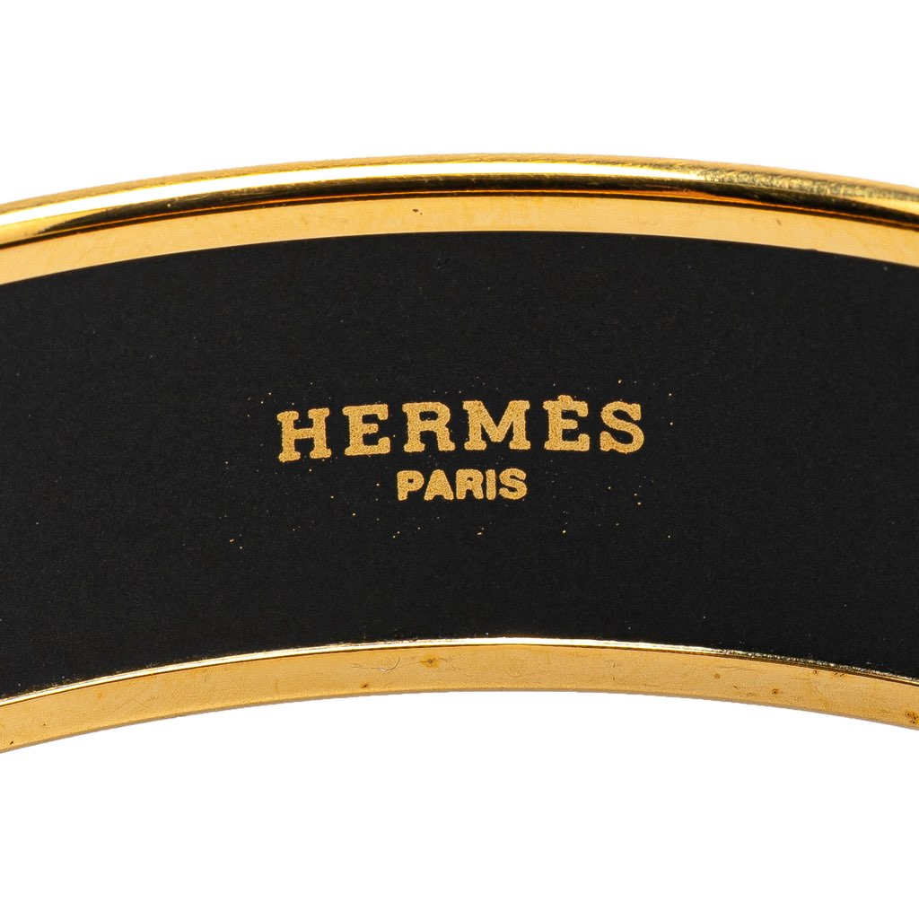 Hermès Wide Seashells Enamel Bangle 65 - 5