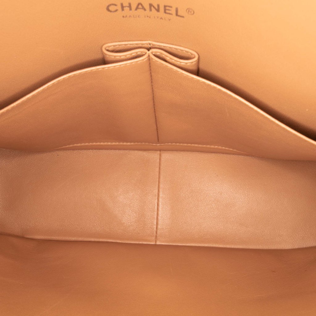 Chanel Jumbo Classic Metallic Patent Double Flap - 4