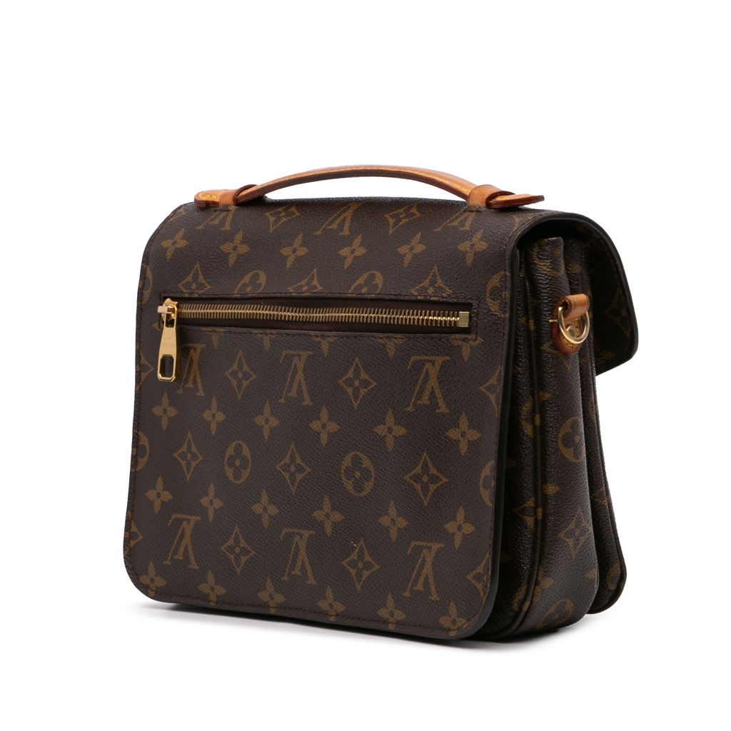 Louis Vuitton Monogram Pochette Metis - Back view