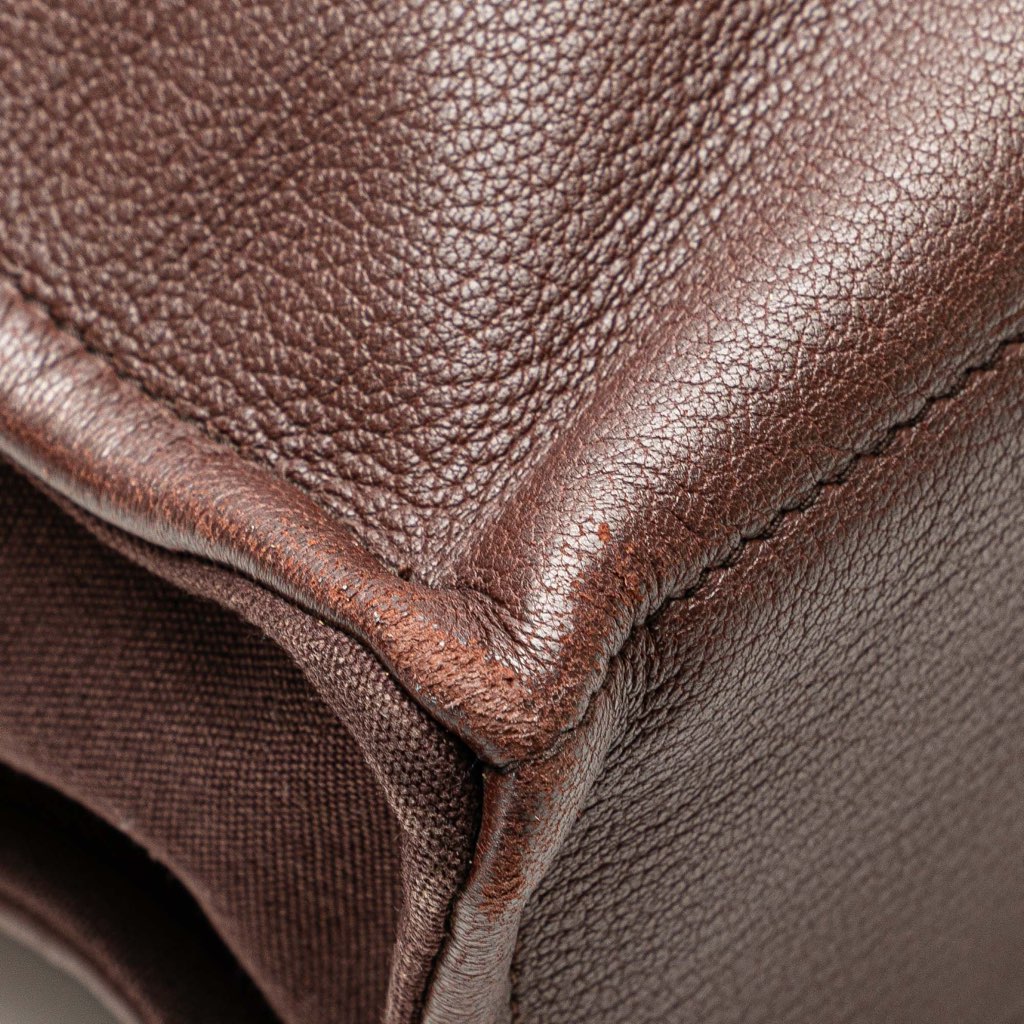 Hermès Canvas and Leather Fourre Tout MM - Image 10