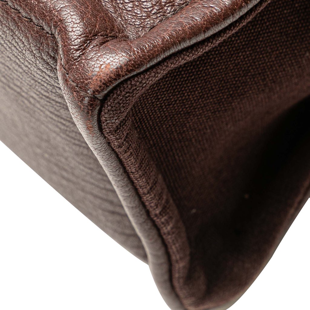 Hermès Canvas and Leather Fourre Tout MM - Image 11