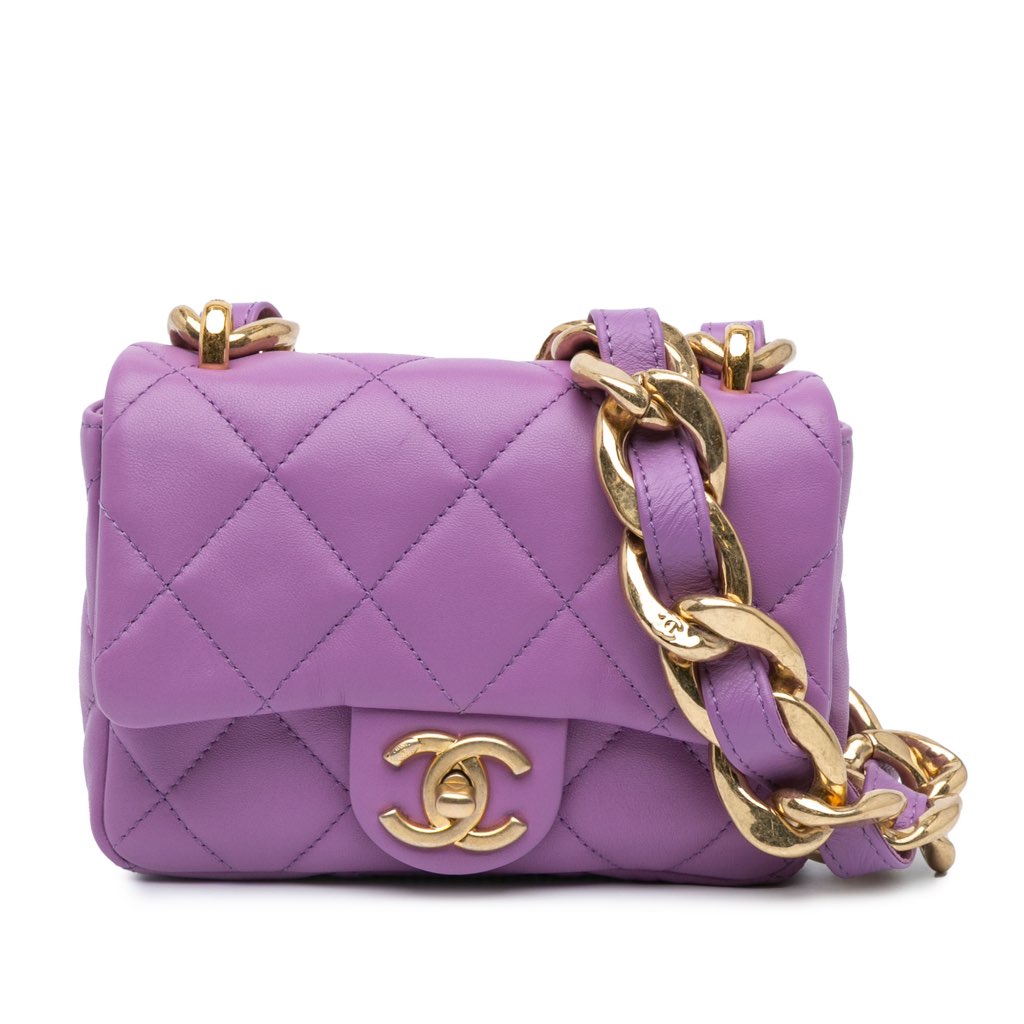 Chanel Mini Quilted Lambskin Funky Town Flap
