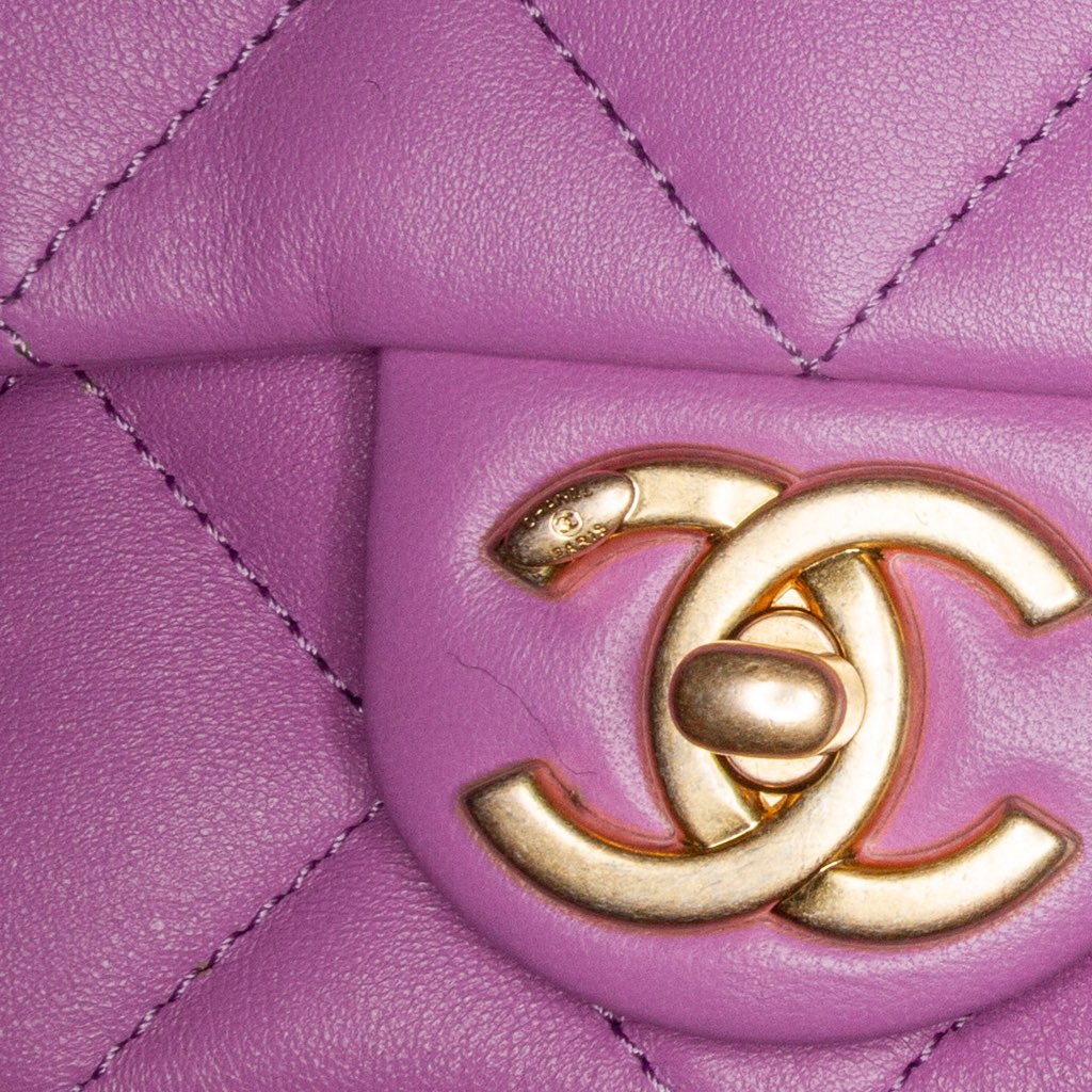 Chanel Mini Quilted Lambskin Funky Town Flap - 5