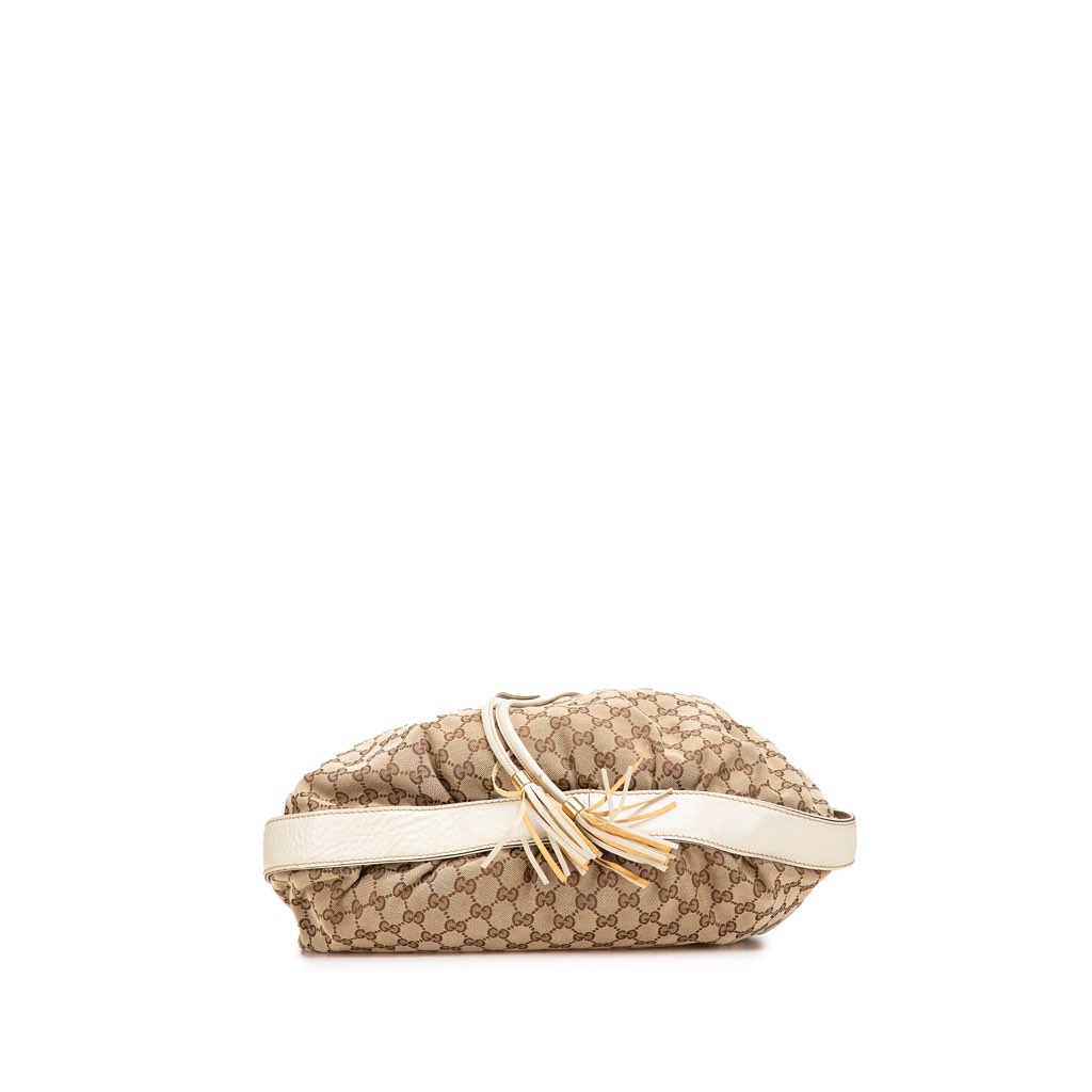 Gucci GG Canvas Interlocking Icon Drawstring Hobo - 3