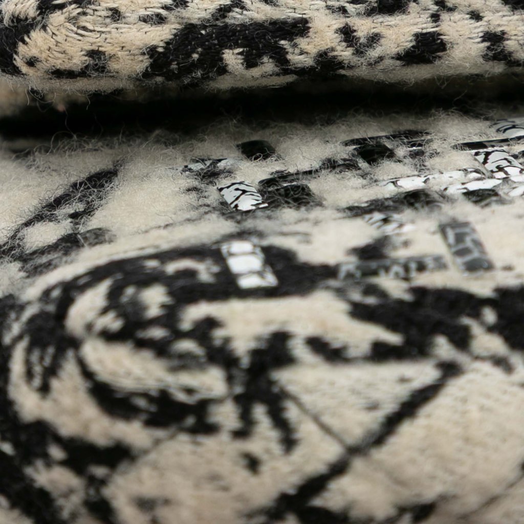 Chanel Medium Classic Wool Herringbone Double Flap - Image 13