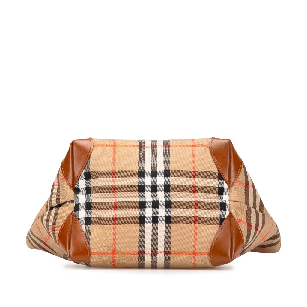Burberry Haymarket Check Canvas Handbag - 3