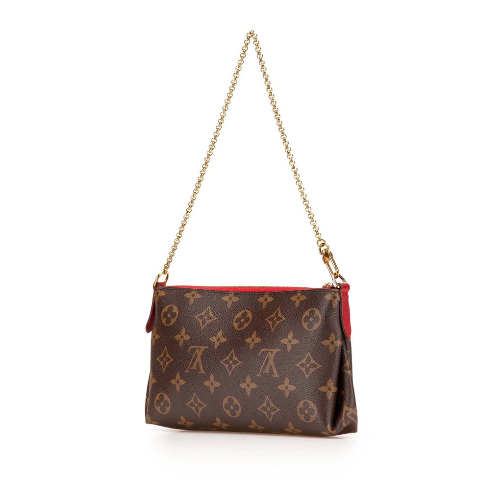 Louis Vuitton Monogram Pallas Clutch - Back view