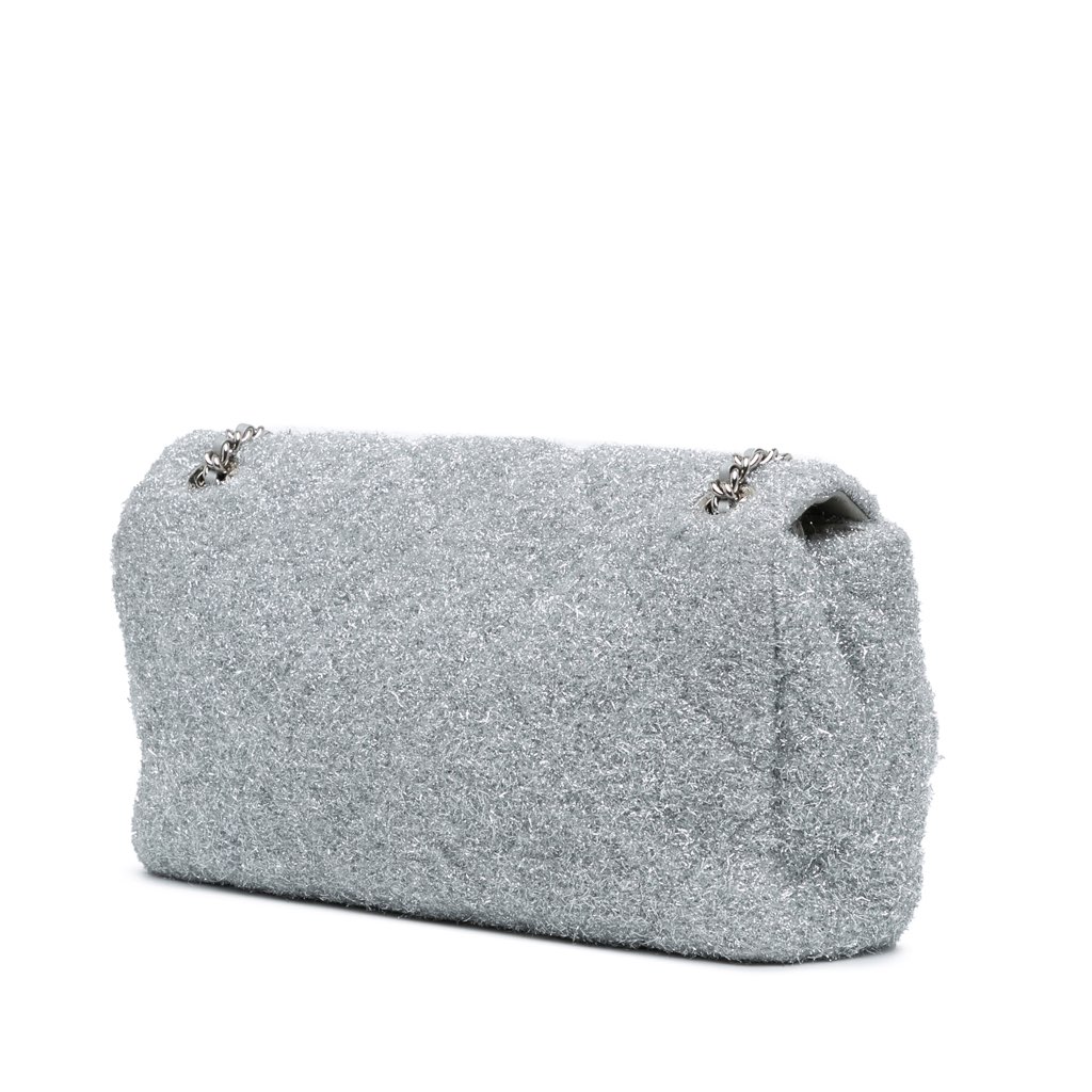 Chanel Large Quilted Lurex Ground Control Pluto Glitter Flap - 2