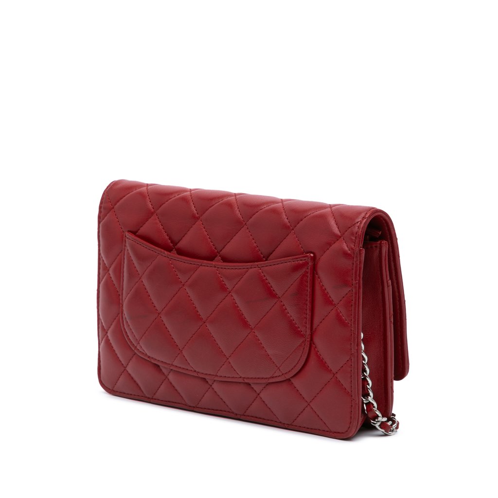 Chanel Classic Lambskin Wallet on Chain - 2