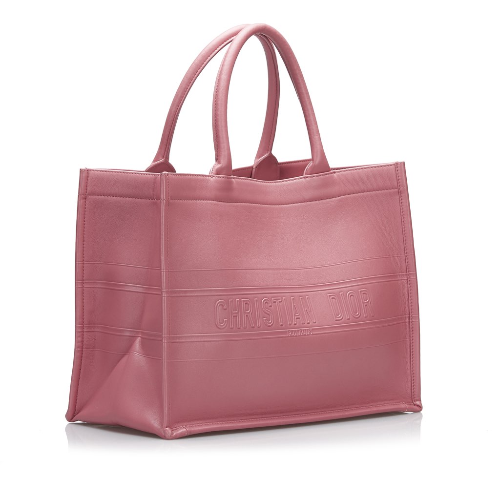 Dior Medium Embossed Book Tote - 2
