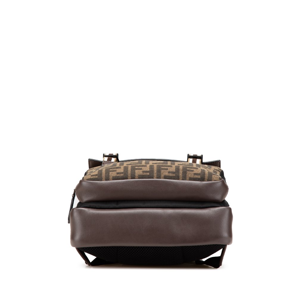 Fendi Zucca Canvas and Nylon Multi Pocket Backpack - 3